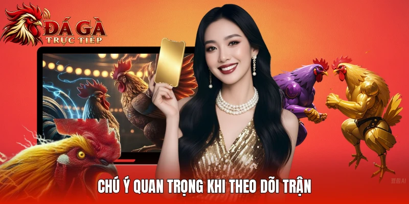 Chú ý quan trọng khi theo dõi trận