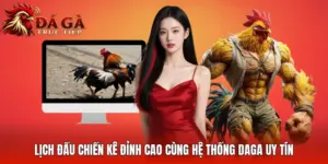 Lịch Đấu Chiến Kê Đỉnh Cao Cùng Hệ Thống Daga Uy Tín